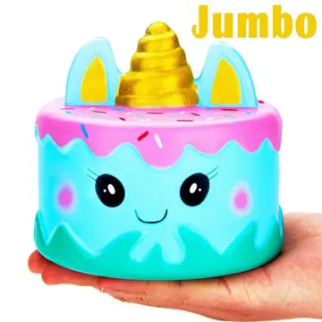 Jumbo GIANT Unicorn Squishy Super Unicorn Cake Soft Squishy Slow Rising  Squeeze Toy,Huge Squishy Toys