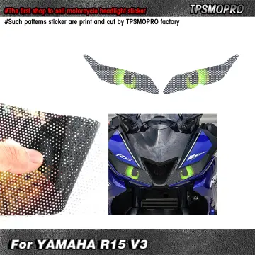Vinyl Reflective Yamaha Stickers Motorcycle Logo Tank Decal Set Mt 07 09  Yzf R1 R3 R6 Nmax Tracer Fz1 Fz6 Fz8 Raptor R15 Wr450f Color: White