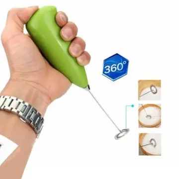 Mini Handheld Electric Milk Frother Foamer Egg Beater Stirrer Coffee Blender  Tool