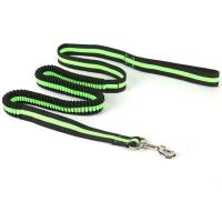 New Arrival Nylon Tactical Pet Dog Lead Training Leash Elastic Bungee Canine Strap Rope dog traction rope drawstring safety belt Collars