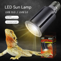 โคมไฟสัตว์เลื้อยคลาน5.010.0 UVA UVB Full specstrum เต่า Lizard basking UV Light amphibians Sun โคมไฟ sunbathe โคมไฟความร้อนโคมไฟ