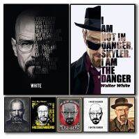 Walter White โปสเตอร์ของนักแสดงคำพูดสร้างแรงบันดาลใจทำลายชุดทีวีที่ไม่ดีผ้าใบวาดภาพภาพแต่งบ้านศิลปะบนผนัง