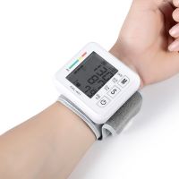 【2023】 Modern Kitchen mall ข้อมืออัตโนมัติ Sphygmomanometer ภาษาอังกฤษออกอากาศเสียงความดันอัตราการเต้นหัวใจ Tonometer Bp จอภาพ