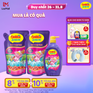 Combo 2 Túi Sữa Tắm Carrie Junior Cho Bé Hương Cherry  500g x 2  + Chai