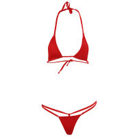 Sexy Women Mini Thong Swimsuit Bikini Set Mini Top Bathing Suit Cute