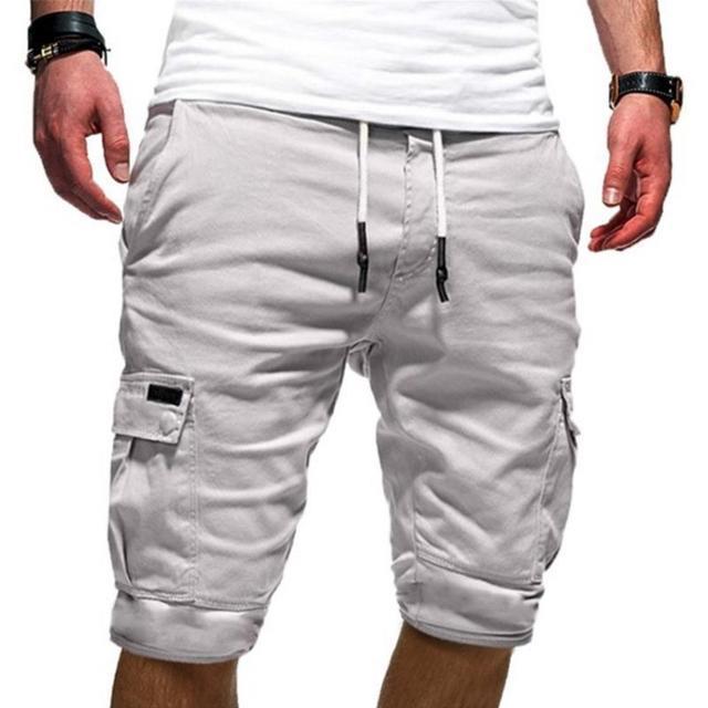 2023-summer-mens-shorts-fashion-solid-cargo-shorts-mens-clothing-lace-up-casual-pants-multiple-pockets-workwear
