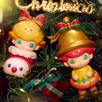 POPMARTS Blind Box DIMOO Christmas Series Kawaii Figure Doll Collection Decoration Cute Anime Model Toy Gifts For Kids