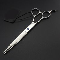 engrave logo Hair scissors left hand hairdressing scissors 7 INCH Hair shears Silvery scissors BIG Sales Promotion packing NEW