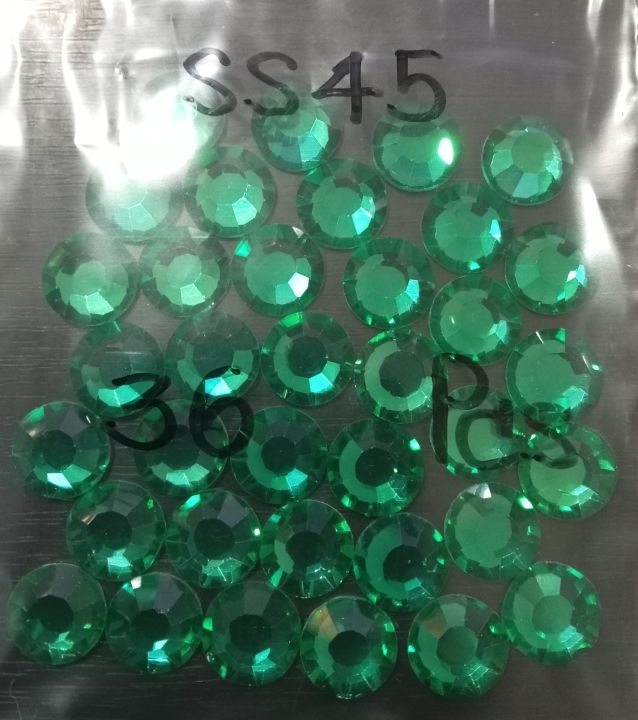 พลอยก้นแบน-gm-lian-emerald-ss-45-9-85-10-20-mm-ก้นฉาบปรอท