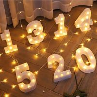 【CC】 Lamp Lights Sign Up Alphabet Letters for Wedding Birthday Valentine  39;s Day Decoration