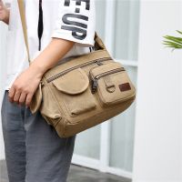 【CW】 Waxed Canvas Crossbody Messenger   Men - Aliexpress