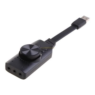 การ์ดเสียงเกมเสมือน7.1ช่อง USB พร้อมหูฟัง3.5มม. สำหรับ63HD เดสก์ท็อปพีซี LSK3825การ์ดเสียง S