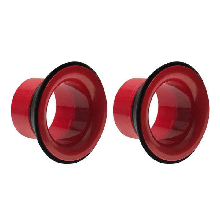 2X Bass Drum Enhancer ABS Rubber Bass Drum Kick Enhancer with Black