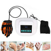 Finger Rehabilitation Trainer นิวเมติกกระจกซ้ายถุงมือขวามือ Finger Orthosis สำหรับ Stroke US Plug 110-240V