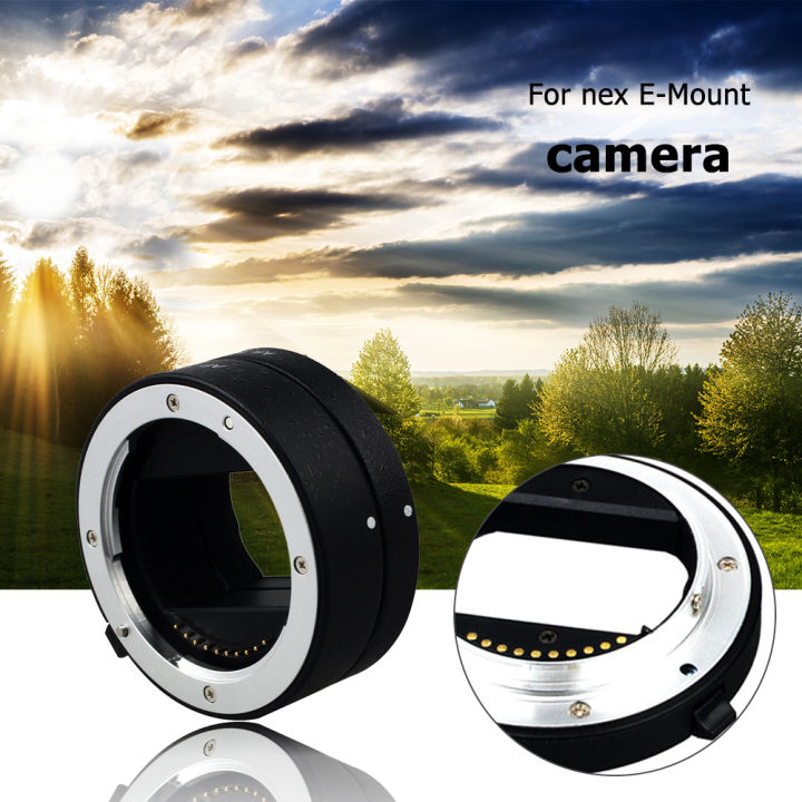 lens-extension-tube-ring-lightweight-portable-quick-release-for-sony-nex-e-mount-auto-exposure-ttl-camera-converter