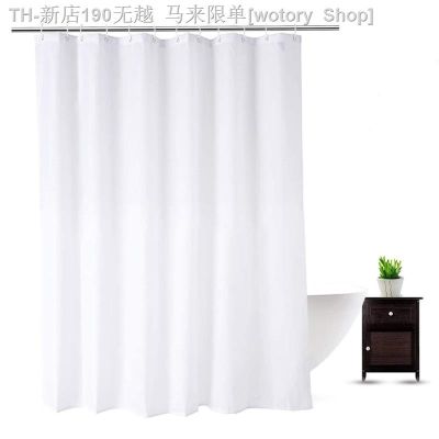 【CW】❀●  Inyahome Fabric Shower Curtain Polyester Fabrics Resistant Machine Washable