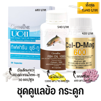 ชุดแนะนำสำหรับ ข้อ กระดูก อันดีเนอเจอร์ คอลลาเจน ไทพ์ทู แท้ + น้ำมันปลา1000mg + แคลเซียม 600 มก แมกนีเซียม วิตามินดี ปวดเข่า ปวดข้อ ปวดกระดูก