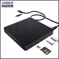 External Optical Drives Rom Dvd Portable Player CD Rw Recorder Burner With SD/TF Card Reader USB 3.0 For PC Desktop Laptop Linux