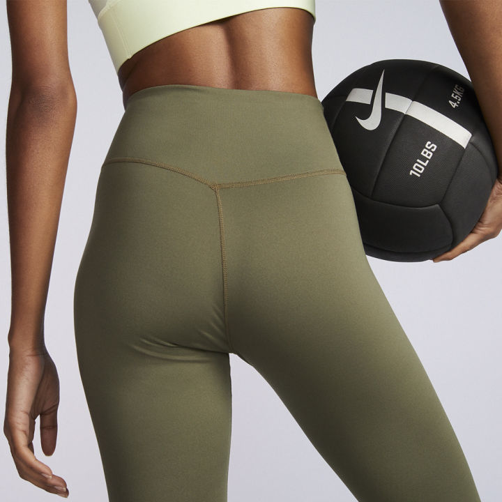 กางเกงออกกำลังแบรนด์nikeของแท้iรุ่นใหม่-nike-one-womens-mid-rise-leggings-dd0252-222