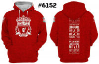 Liverpool 3D Mens Hooded Sweatshirt