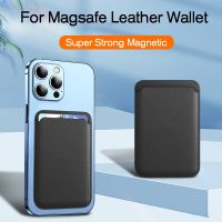 [Woo Fashion Case] สำหรับ Magsafe กล่องใส่บัตรแม่เหล็ก iPhone 14 13 11 12 Pro MAX ฝาปิดหนังมีกระเป๋าเงิน X 7 8 Plus ดูดซับกระเป๋าโทรศัพท์