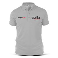 RSV4 Aprilia Embroidery Baju Cotton Kolar Motorcycle Bike Racing Polo T Shirt Casual Pakaian Uni T-Shirt Shirts Sale