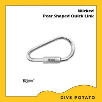 Wicked ตะขอเกี่ยว Pear Shaped Quick Link Stainless 316 Marine Grade