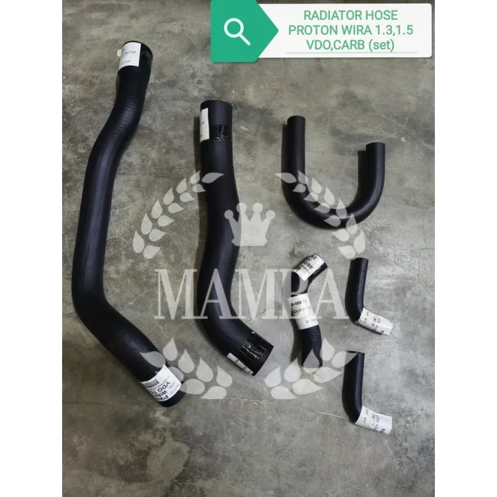 RADIATOR HOSE PROTON WIRA 1.3,1.5 CARBURATOR/VDO SET Lazada