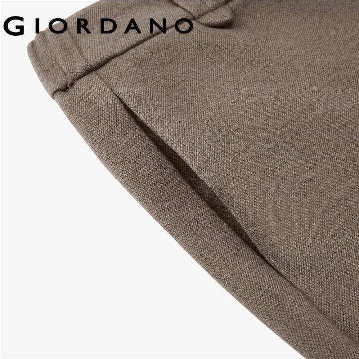 giordano-กางเกงขายาวผู้หญิง-กางเกงแฟชั่นผญ-ลุคทำงาน-free-shipping-18422002