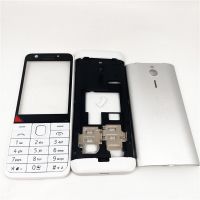 ที่อยู่อาศัยเต็มรูปแบบสำหรับ Nokia 230 230ds Rm-1172ฝาครอบ Rm-1126เคสด้านหลังปุ่มแป้นพิมพ์กรอบกลางปลอกหุ้ม