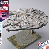 BANDAI STAR WARS 1/144 MILLENNIUM FALCON STAR WARS THE LAST JEDI สตาร์ วอร์ พลาสติก โมเดล VCA GUNDAM