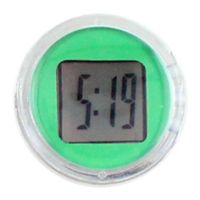 ❂❄ 1Pc Mini Waterproof Motorcycle Bike Sticky Digital Display Clock Watch Motorcycle Decoration Auto Car Interior Accessories