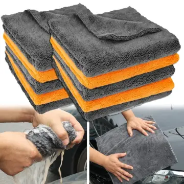 10/20pcs Car Wash Microfiber Towels Soft Drying Cloth Hemming Wash Towel  Water Suction Polishing Duster