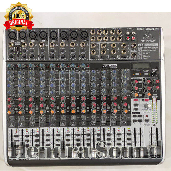 Behringer Xenyx QX2222USB Mixer With USB And Effects Lazada Indonesia