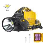 Đèn pha mạnh P50 + Đèn câu cá ban đêm sạc USB + Đèn khai thác công suất