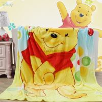 Winnie The Pooh Flannel Throw Blanket Cartoon Coral Fleece Blanket for Adult Children Sofa Bed Sleeping Cover Kids Girls Gifts