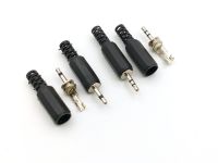 10PCS 2.5MM Audio connector 2.5mm MONO/Stereo Male Plug Jack DIY Solder Headphones Audio ConnectorWires Leads Adapters