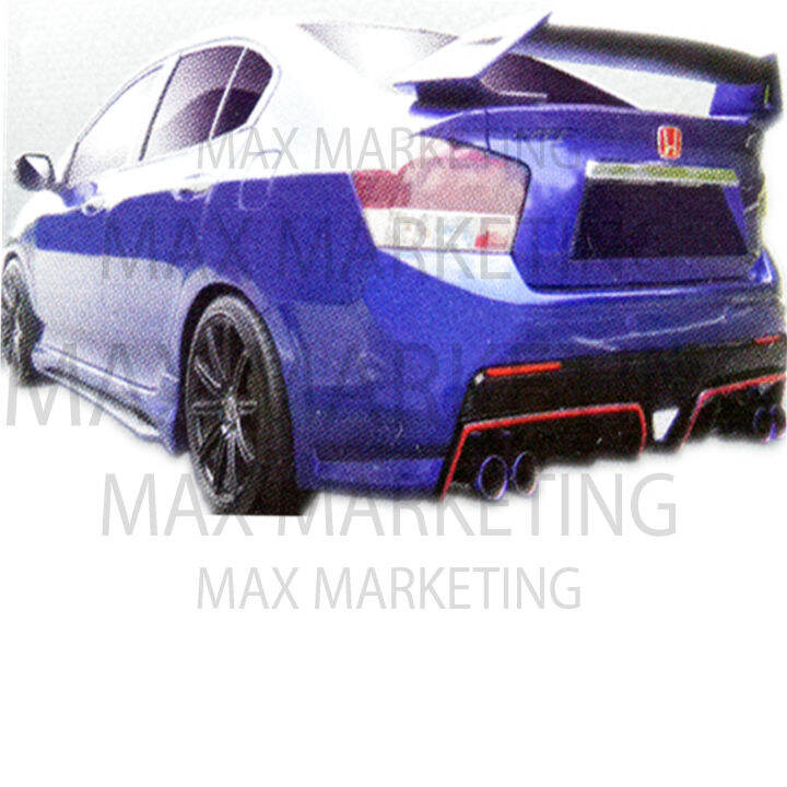 LL7256 (FIBER) HONDA CITY 09 (TYPE R DESIGN A) SPOILER (FIBER GLASS ...