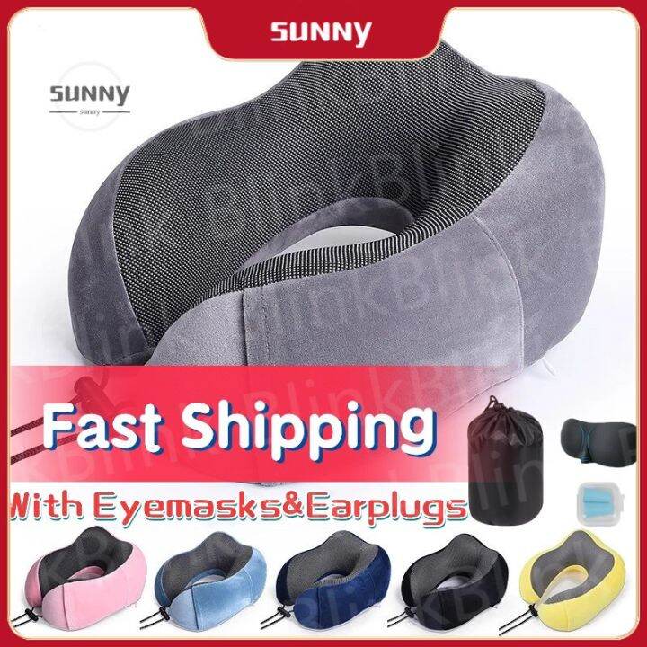 Neck Pillow For Travelling Neck Pillow With Eye Masks and Earplugs U