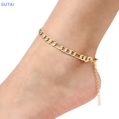 💖【Lowest price】SUTAI กำไลข้อเท้าสไตล์โบฮีเมียนสำหรับผู้หญิง ผู้ชายประดับสร้อยข้อเท้าประดับริมชายหาดเครื่องประดับสร้อยข้อเท้าสำหรับผู้หญิง