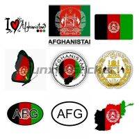 AFG สติ๊กเกอร์ติดรถยนต์ลายธงชาติอัฟกานิสถาน,สติ๊กเกอร์ติดรถยนต์ลายผีเสื้อติดหน้าต่างกันชนพีวีซีรูปลอกกันน้ำ