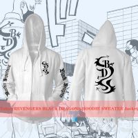 2021 Hot Anime Tokyo Revengers Black Dragons 3D พิมพ์ Unisex เสื้อแขนยาว Hoodie เสื้อกันหนาว New