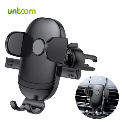 Untoom Car Phone Holder Mount Car Air Vent Mobile Phone Stand for iPhone 12 13 Pro Max Xiaomi Samsung Car Smartphone GPS Support Car Mounts