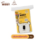 GIFT Bông Miếng Moby Baby Cỡ Nhỏ 100 miếng gói