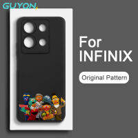 Guyon เคสโทรศัพท์ Infinix Note 30 Pro 30i แรงกระแทก30 Play NFC แบบนิ่มลายดีไซน์ใหม่ซิลิโคนเหลว