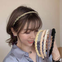 Organza Hairbands สำหรับผู้หญิงข้ามทอผ้าผมวงห่วงแฟชั่นเกาหลีสดใสผ้าไหมโลหะคาดศีรษะสาวอุปกรณ์ผมผ้าโพกหัว