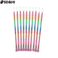 10pcs/lot Students 10colors Crayons Oil Pastel Creative DIY Replaceable Colored Pencil Graffiti Pen For Kids Painting Drawing