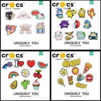 ❣ Jibbitz crocs ชุดเครื่องประดับ หัวเข็มขัด ลายการ์ตูน สําหรับตกแต่งรองเท้า