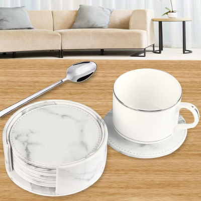 Light Weight Heat-resistant Coaster Home Furnishing Decoration Waterproof Coaster Marble Coaster Round Coaster
