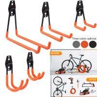 Heavy Duty Metal Hook Garage Storage Rack Wall Mount Bicycle Hanger Hooks Wall Mount Ladders Garden Tool Anti-Slip Organizer 1PC